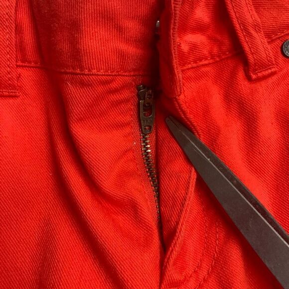 TALBOTS Women’s Red Signature Slim Ankle Jeans Size 2 Inseam 28 - Picture 5 of 10